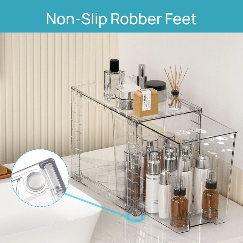 Multifunctional large-capacity transparent assembly storage box