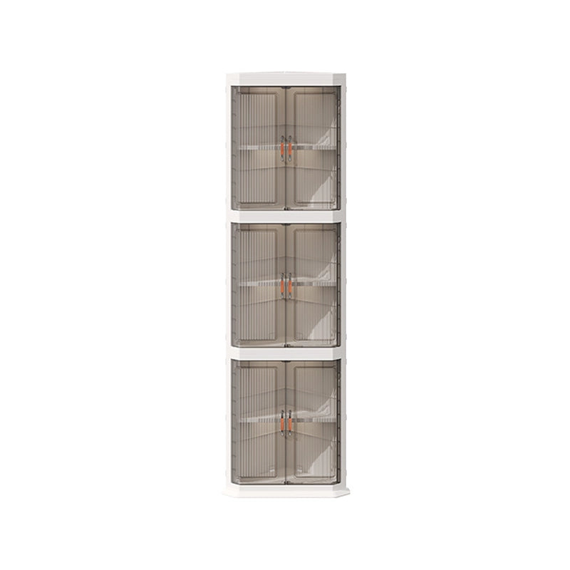 Creative 90-degree corner triangular storage cabinet