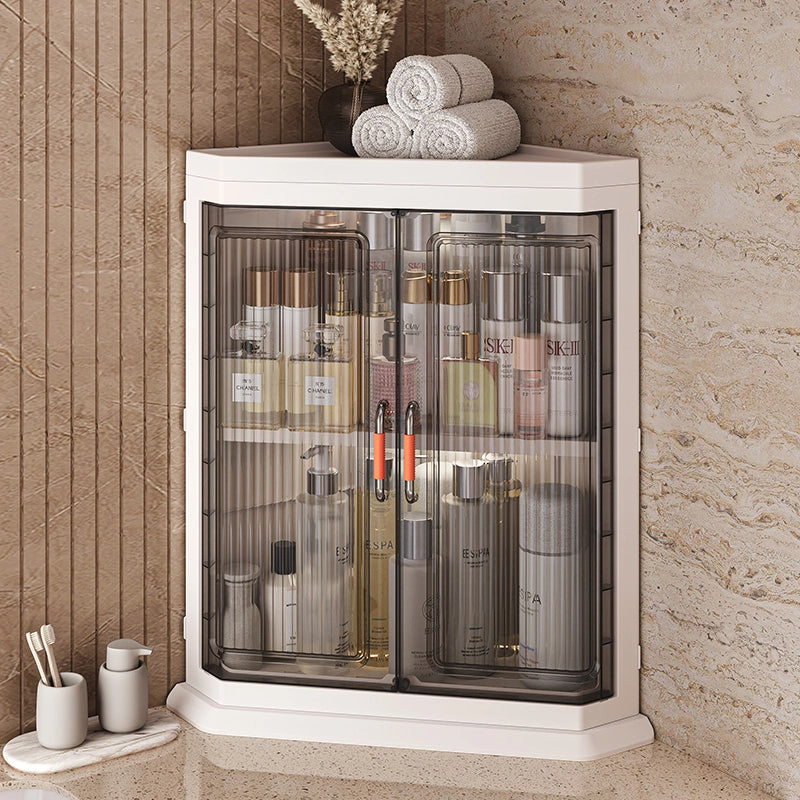 Creative 90-degree corner triangular storage cabinet