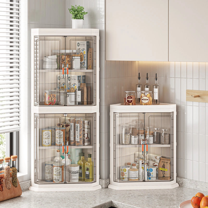 Creative 90-degree corner triangular storage cabinet