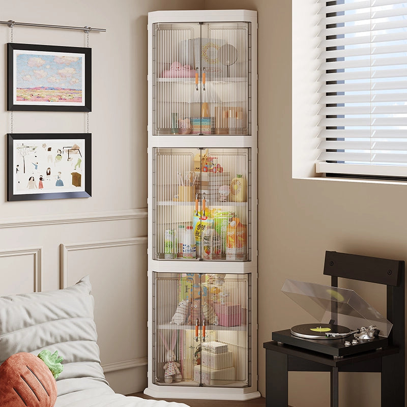 Creative 90-degree corner triangular storage cabinet