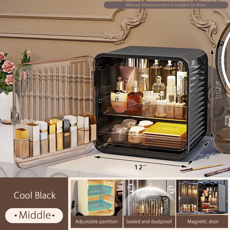 Desktop cosmeticscup dustproof storage box