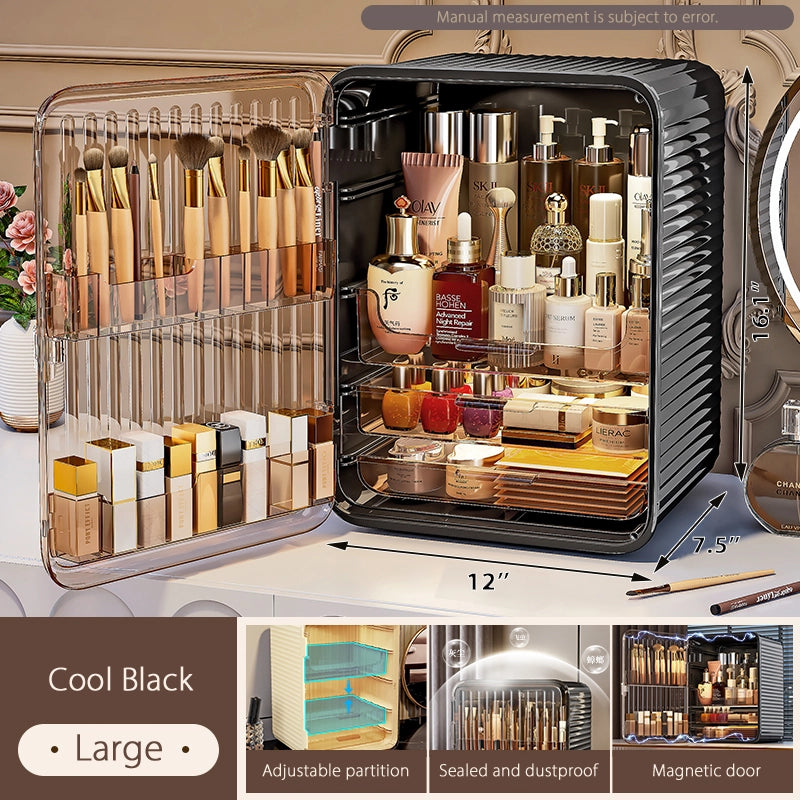 Desktop cosmeticscup dustproof storage box