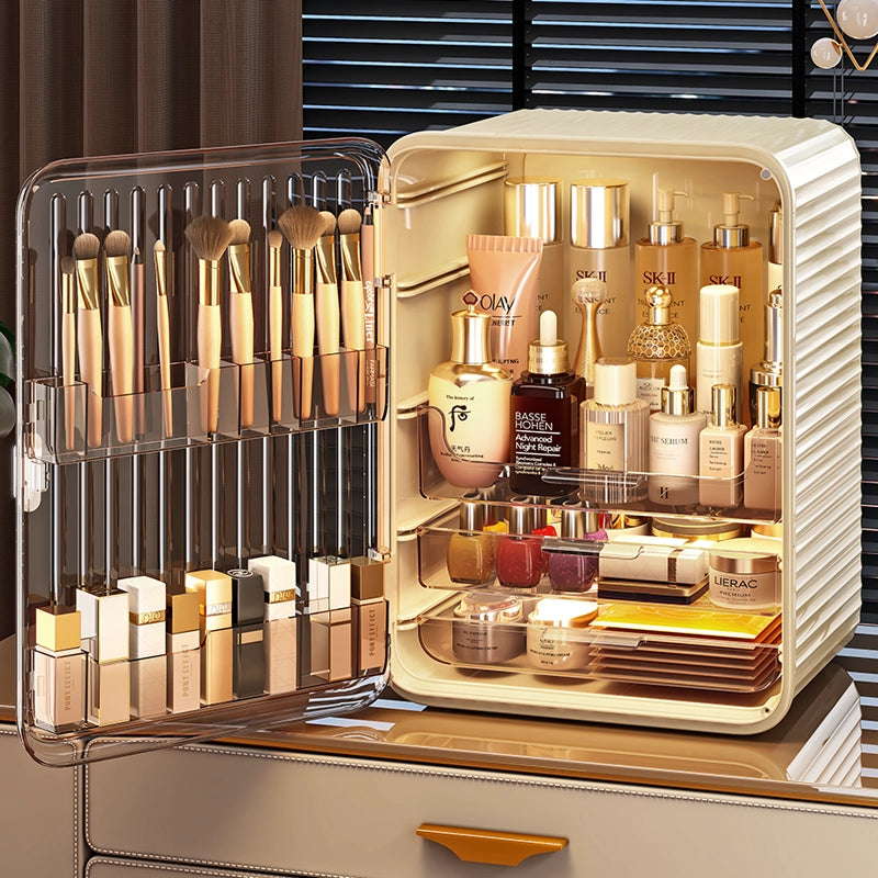 Desktop cosmeticscup dustproof storage box