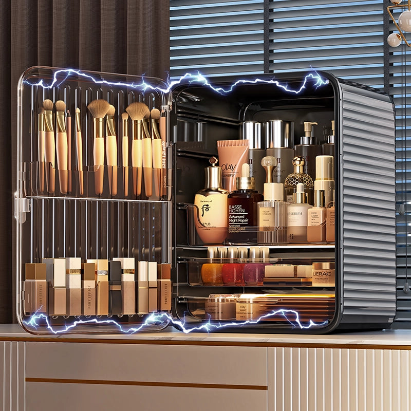 Desktop cosmeticscup dustproof storage box