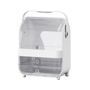 Portable makeup storage boxpor