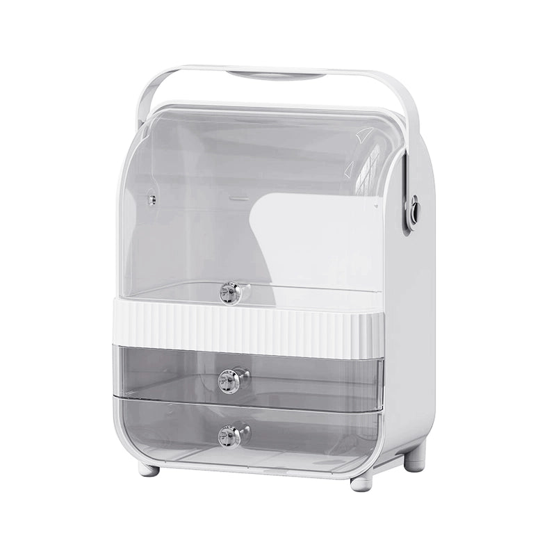 Portable makeup storage boxpor